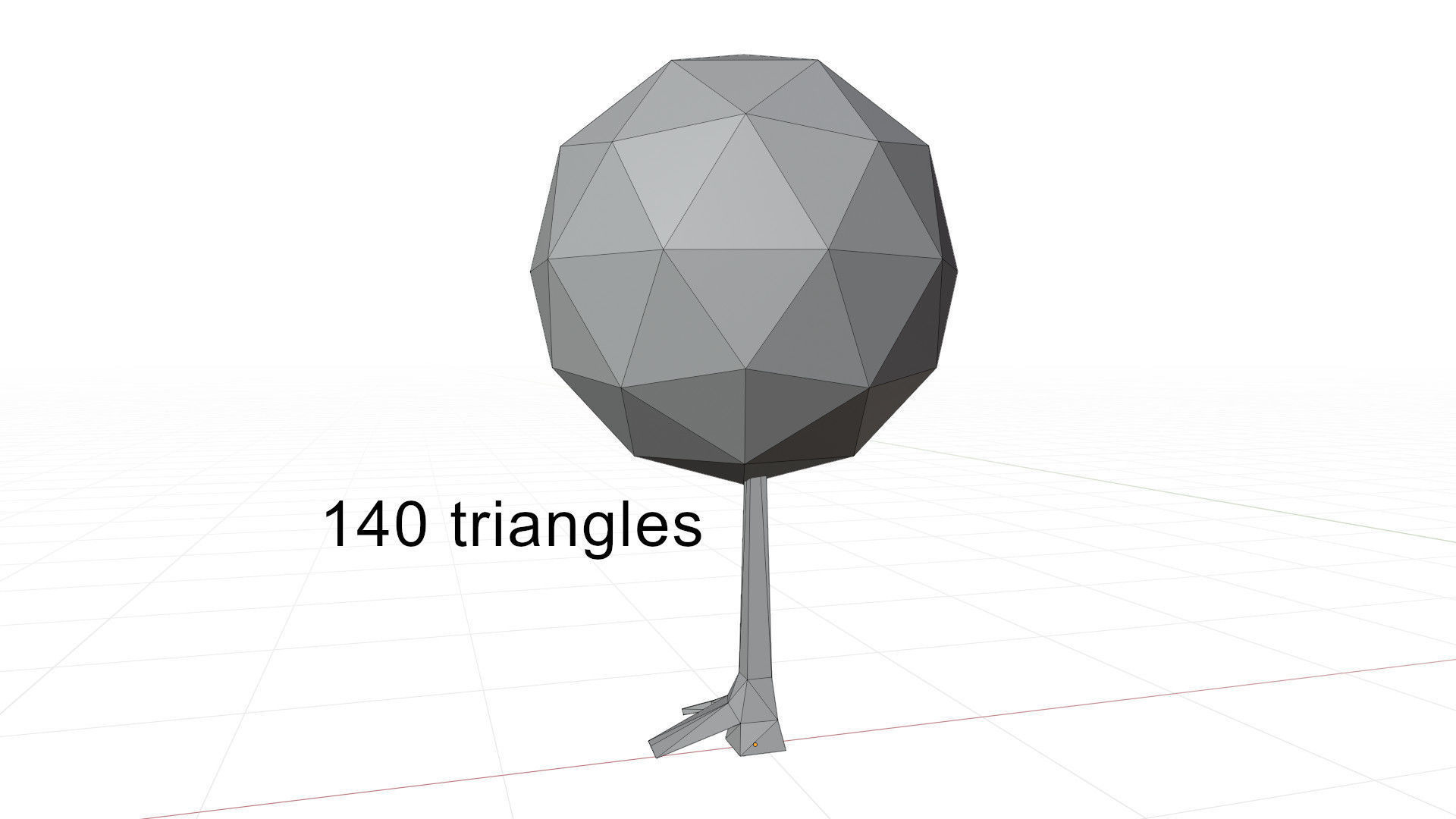 Low poly tree pack Low-poly 3D model_8