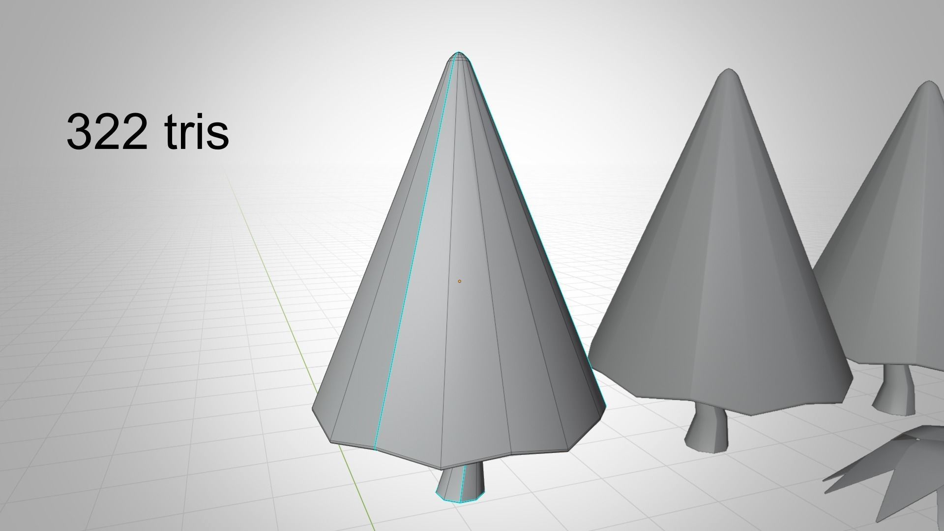 Low poly tree pack Low-poly 3D model_13