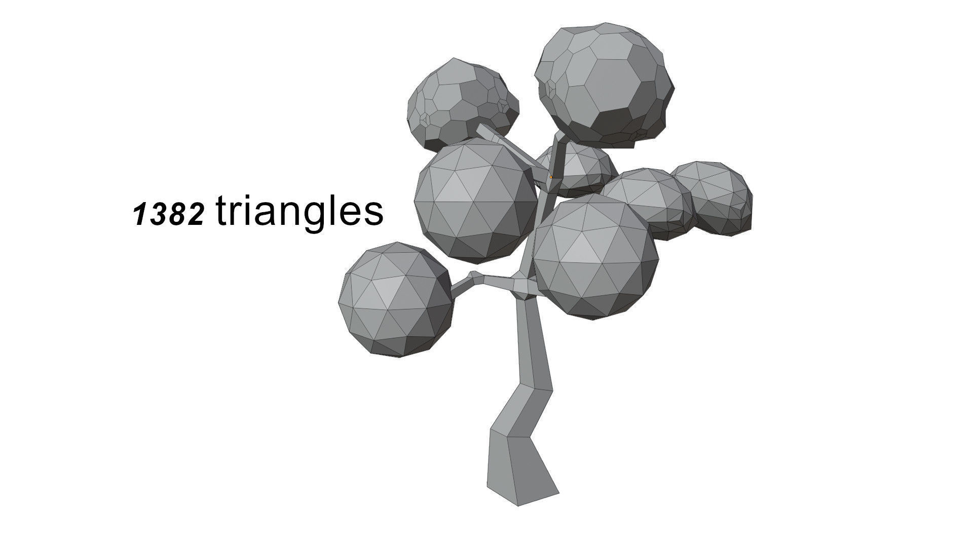 Low poly tree pack Low-poly 3D model_10