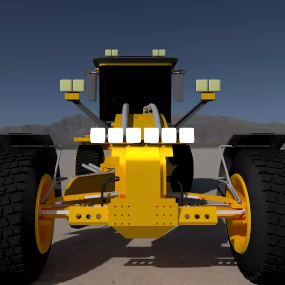 sport grader 3D model