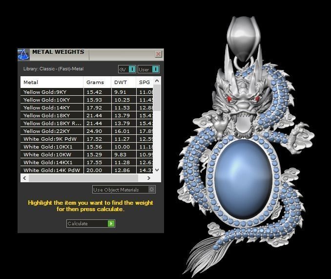  dragon pendants  3D print model_5