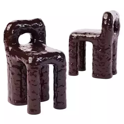 Playdough Stool by Diego Faivre