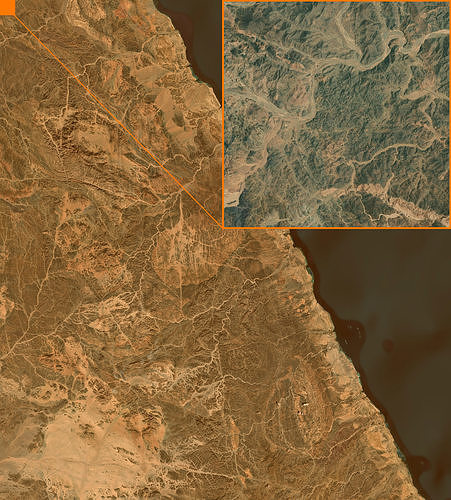 NEOM city KSA terrain 3d topography Collection in Saudi Arabia 3D Model Pack 7