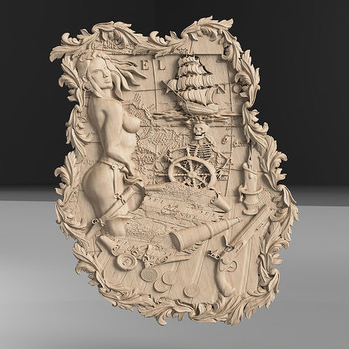 Sexy Pirate 3D print model
