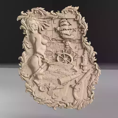 Sexy Pirate 3D print model