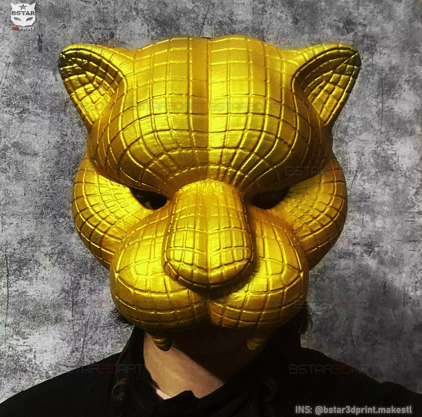 Squid Game Mask - Vip Tiger Mask  Cosplay 3D print model_0