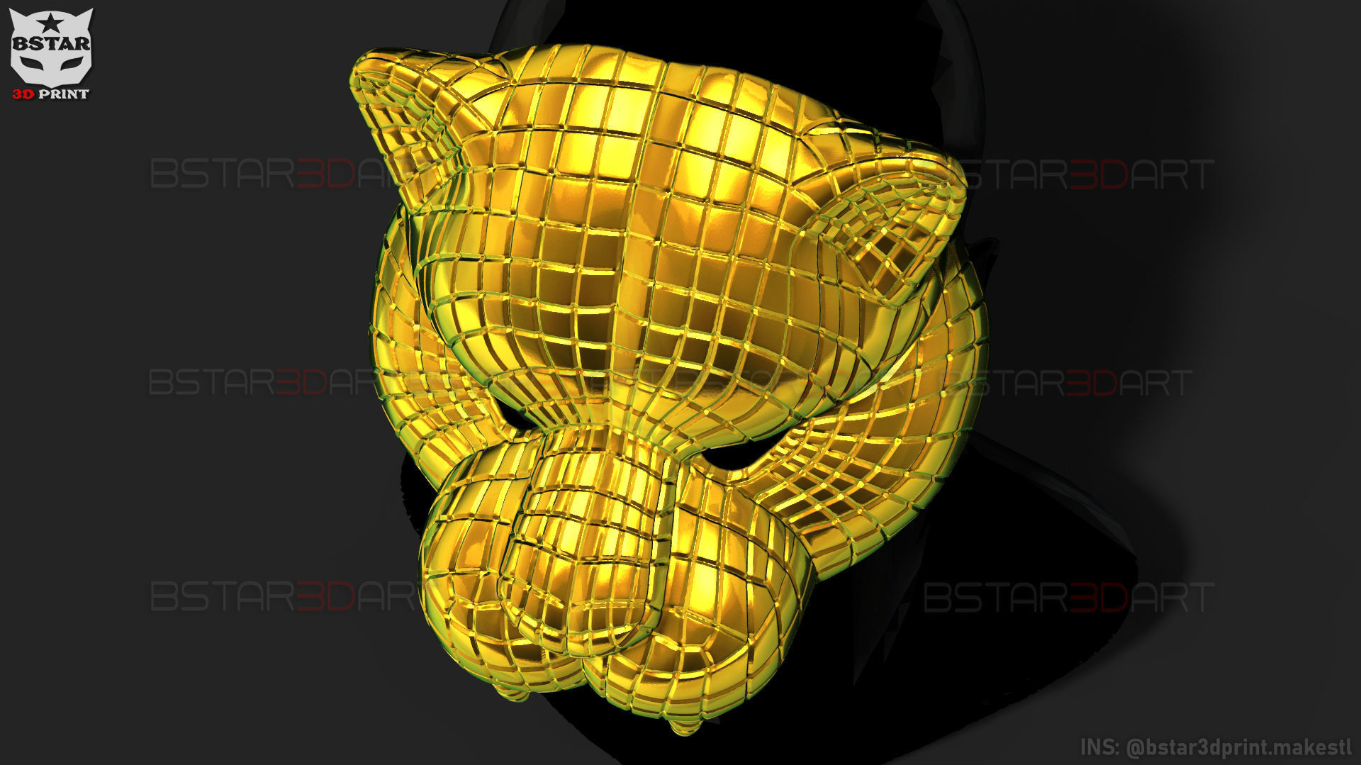 Squid Game Mask - Vip Tiger Mask  Cosplay 3D print model_21