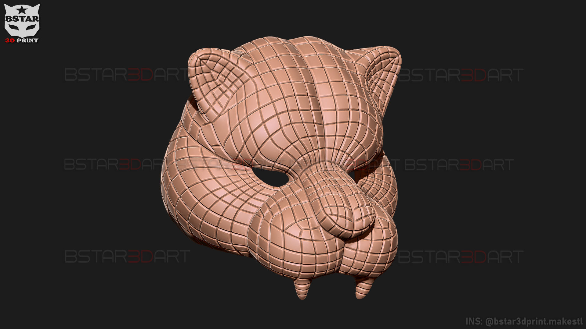 Squid Game Mask - Vip Tiger Mask  Cosplay 3D print model_32