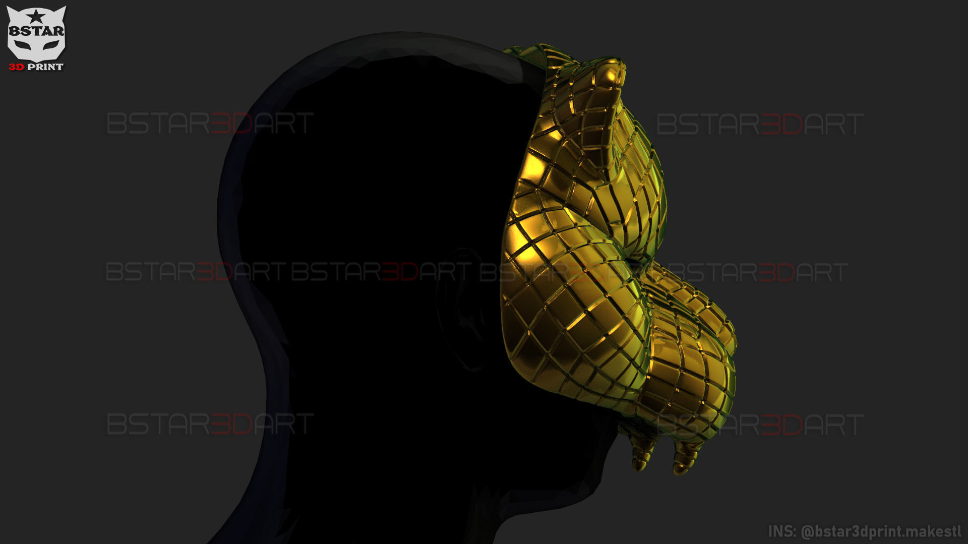 Squid Game Mask - Vip Tiger Mask  Cosplay 3D print model_18