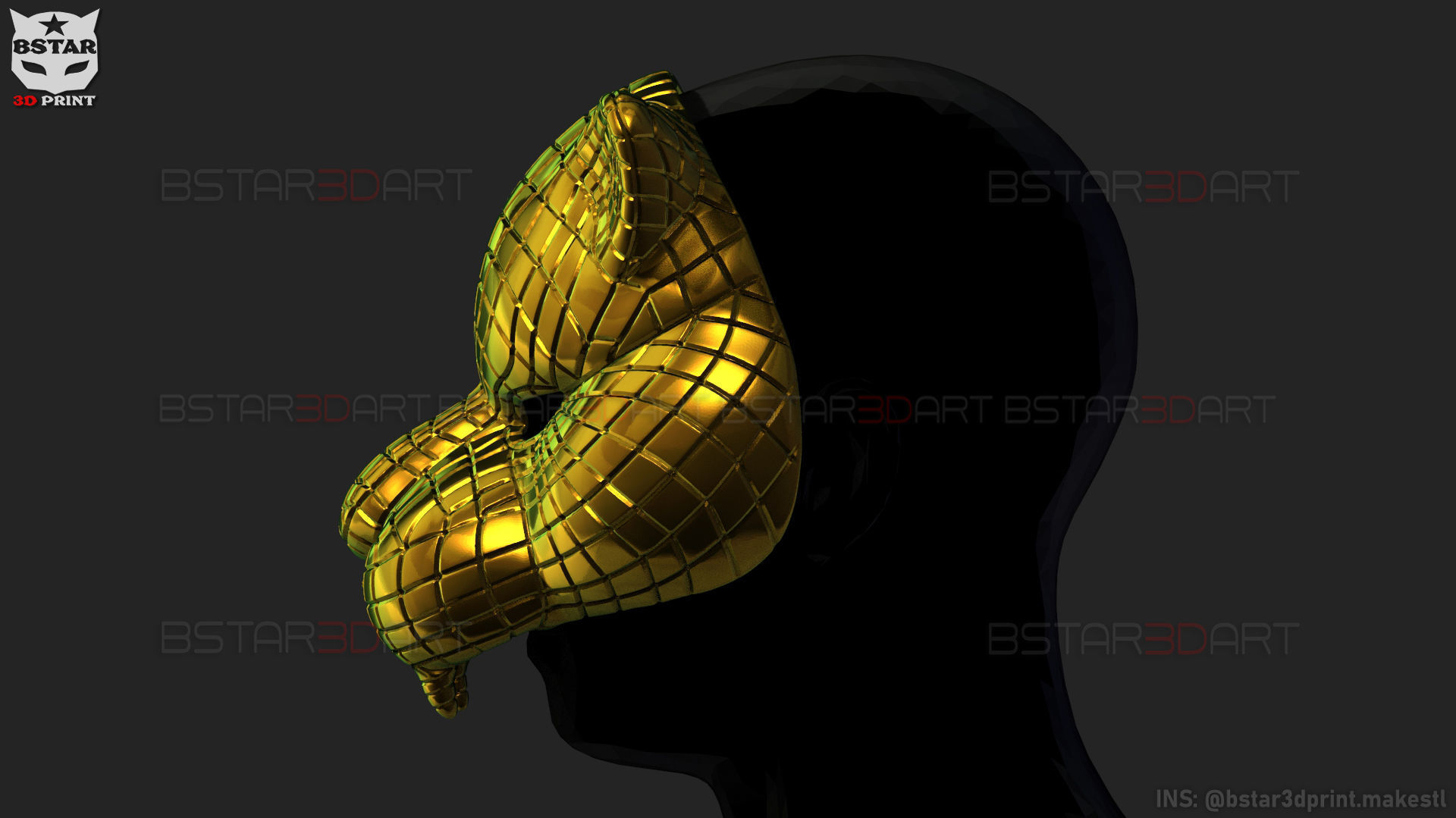 Squid Game Mask - Vip Tiger Mask  Cosplay 3D print model_17