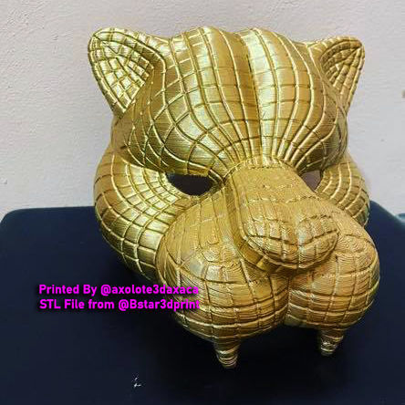 Squid Game Mask - Vip Tiger Mask  Cosplay 3D print model_10