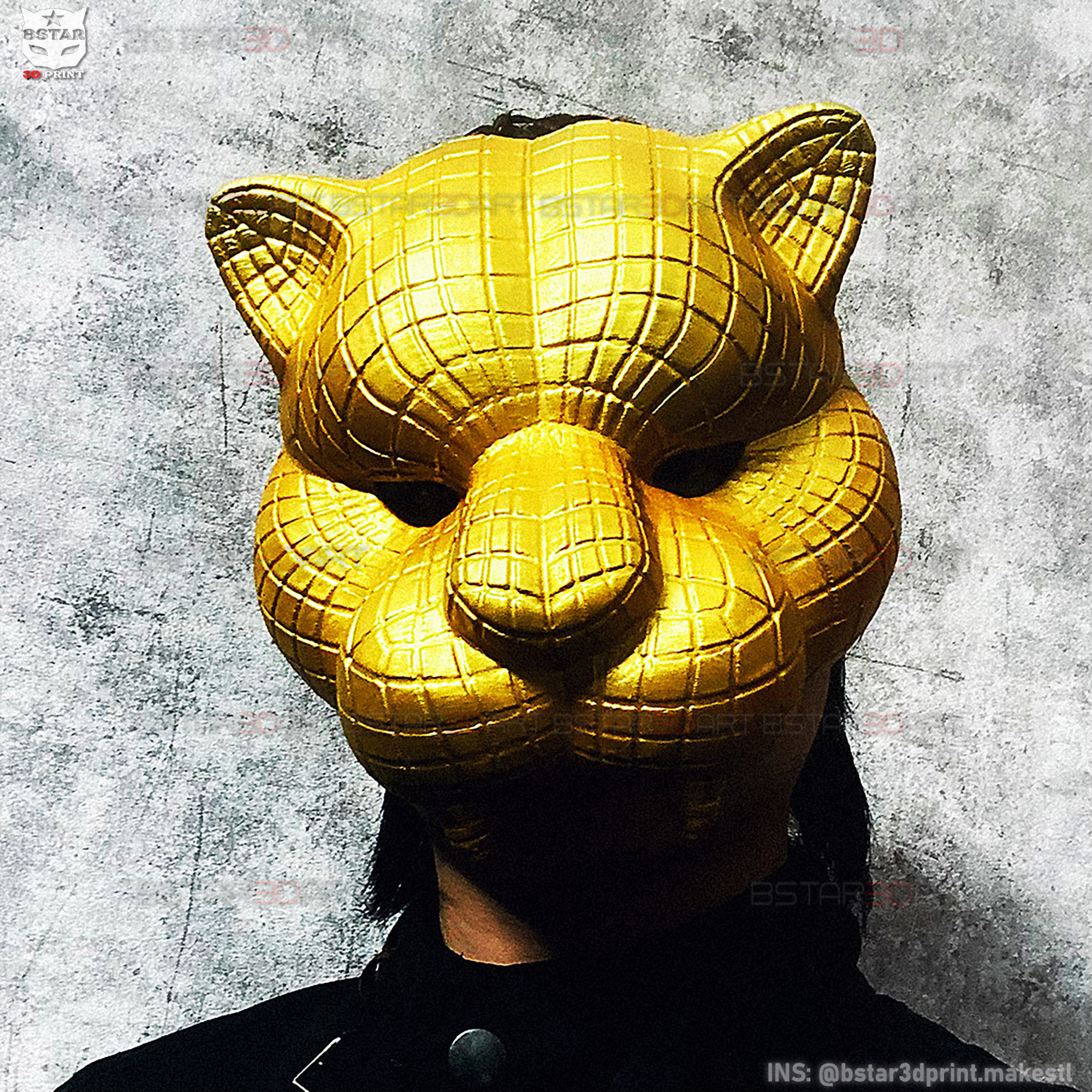 Squid Game Mask - Vip Tiger Mask  Cosplay 3D print model_3