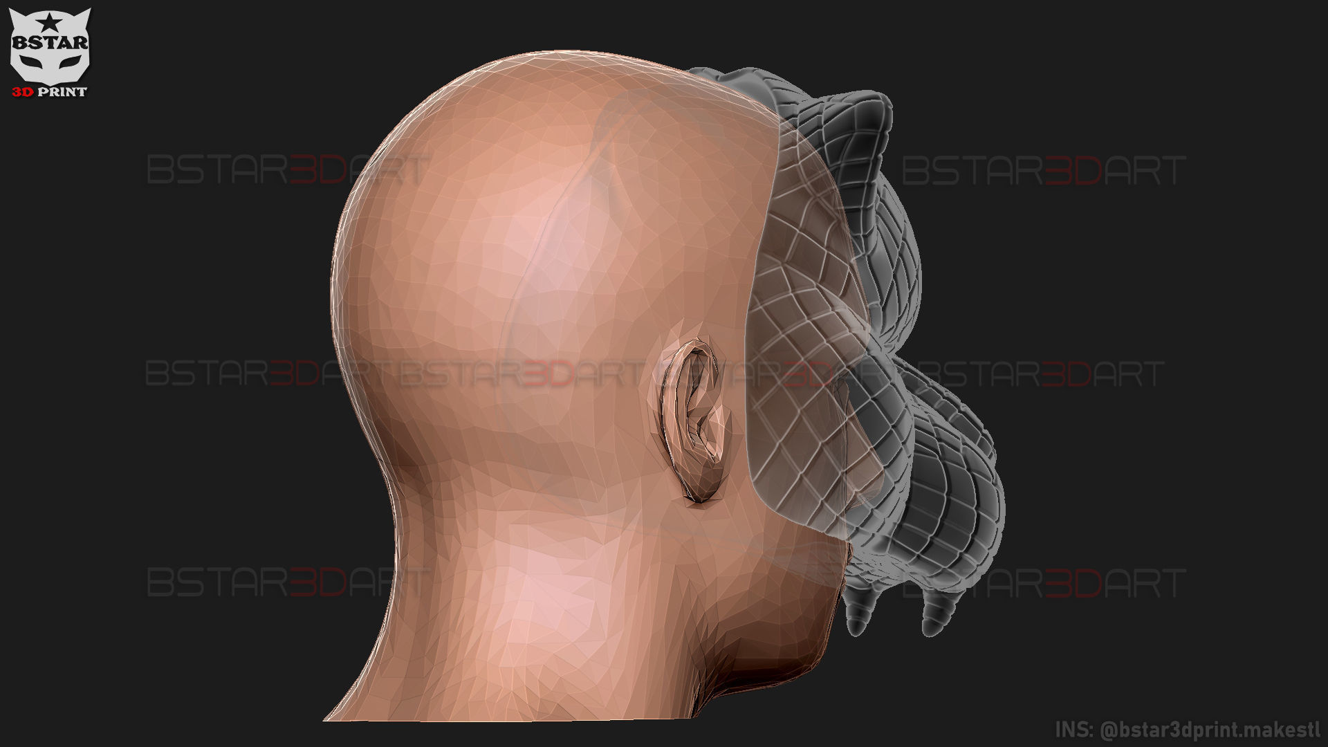 Squid Game Mask - Vip Tiger Mask  Cosplay 3D print model_37