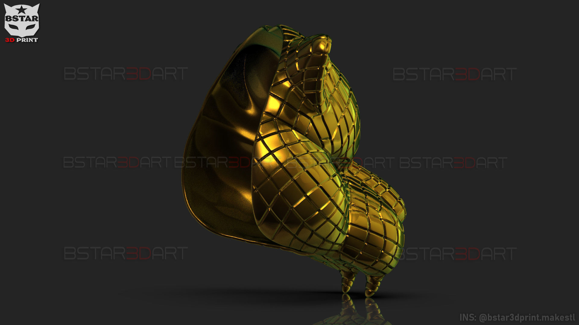 Squid Game Mask - Vip Tiger Mask  Cosplay 3D print model_25