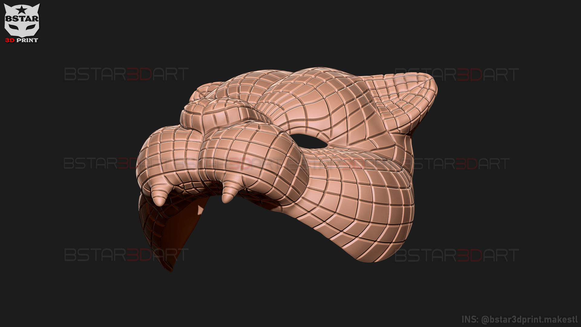 Squid Game Mask - Vip Tiger Mask  Cosplay 3D print model_33