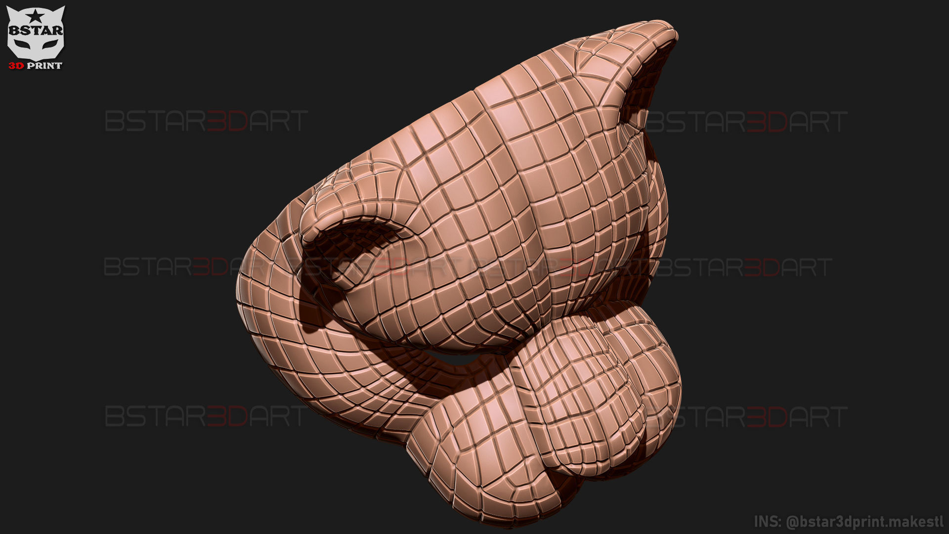 Squid Game Mask - Vip Tiger Mask  Cosplay 3D print model_34