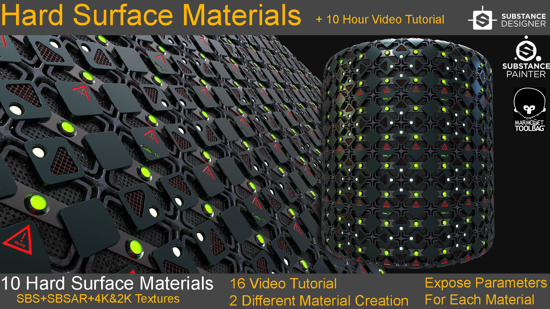 10 Hard Surface Material 10 Hours Video Tutorial Texture_10