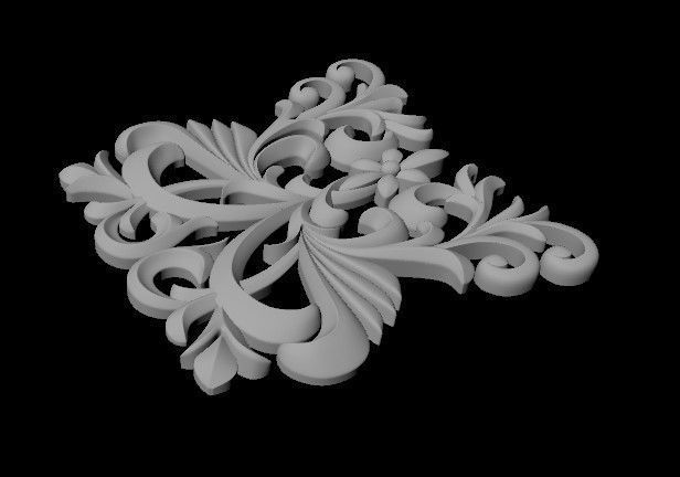 dekor ornament 3D model_1