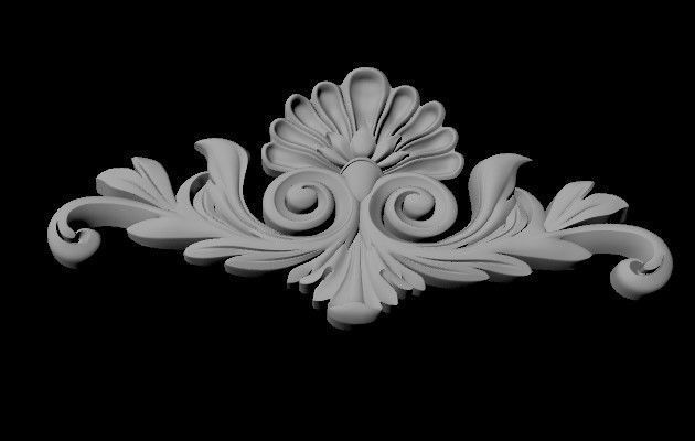 dekor ornament 3D model_1