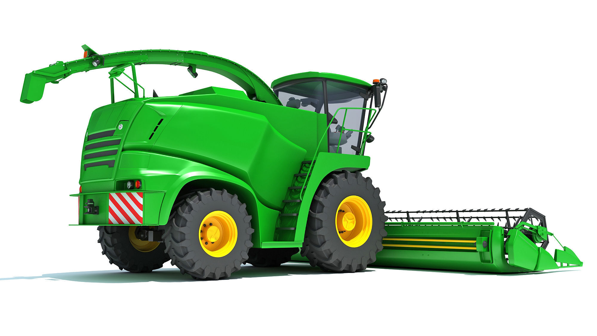 Combine Harvester V44 3D model_5