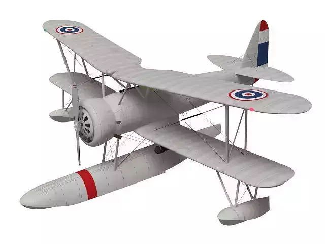 Nakajima  E8N Dave 3D model