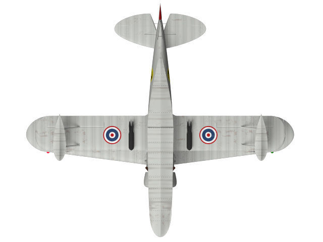 Nakajima  E8N Dave 3D model_8