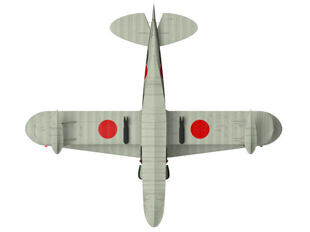 Nakajima  E8N Dave 3D model_8