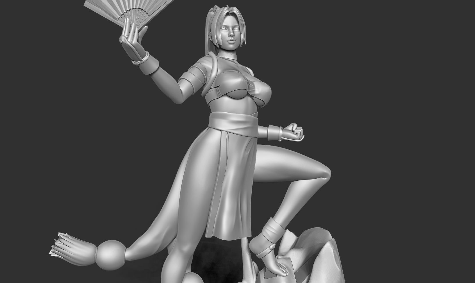 Mai Shiranui 3D print model_8