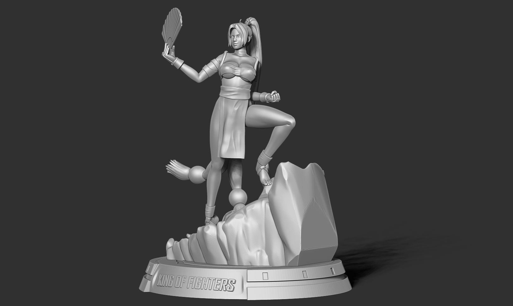 Mai Shiranui 3D print model_18