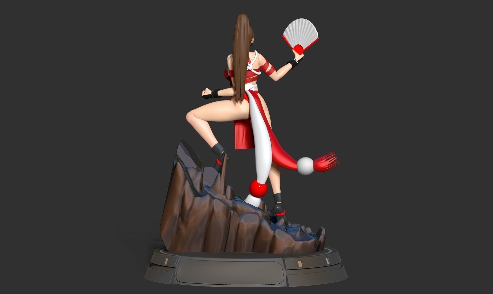 Mai Shiranui 3D print model_27