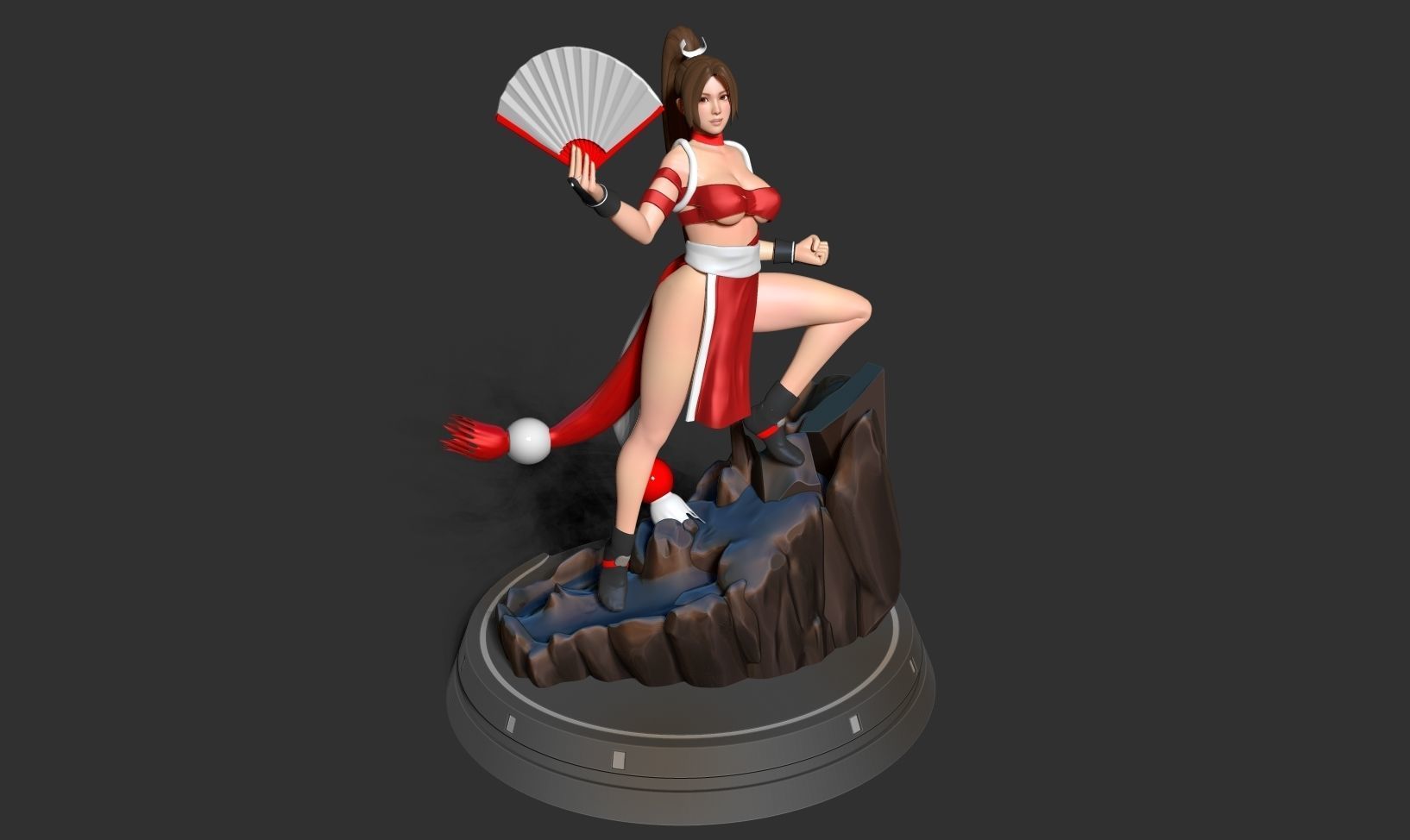 Mai Shiranui 3D print model_23