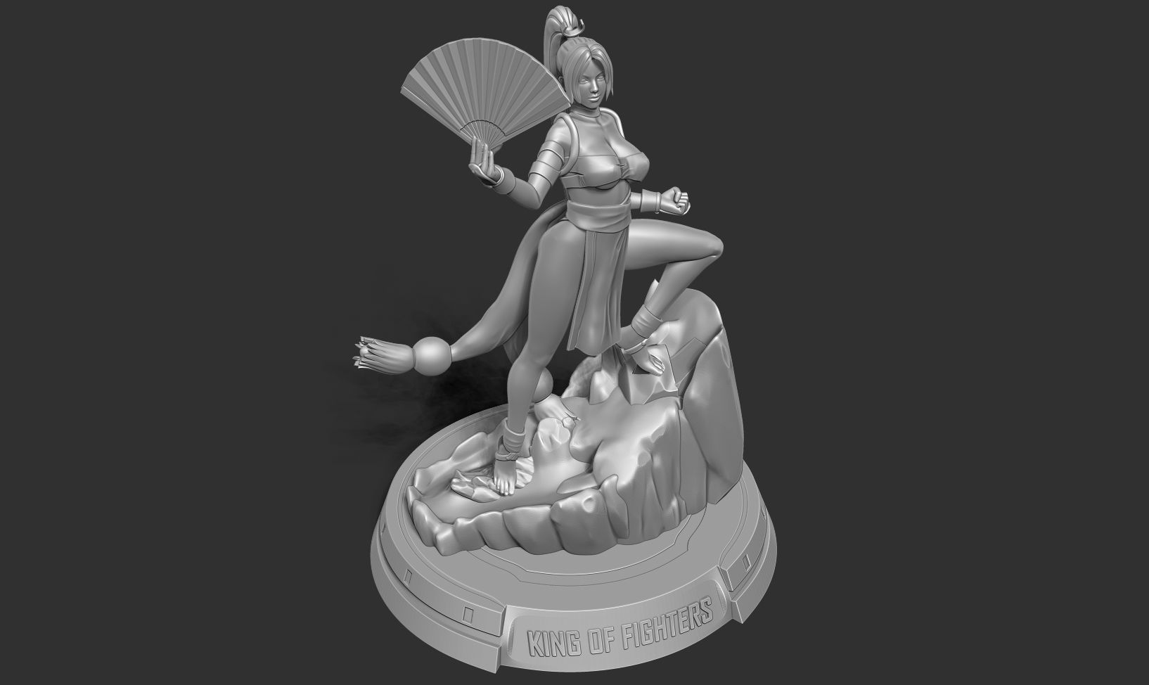Mai Shiranui 3D print model_24