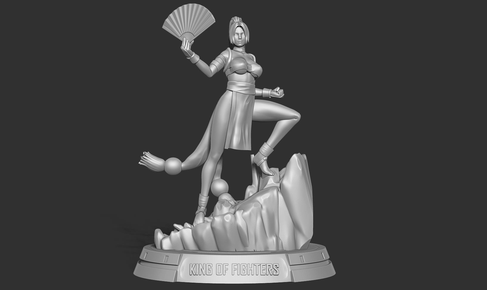 Mai Shiranui 3D print model_16