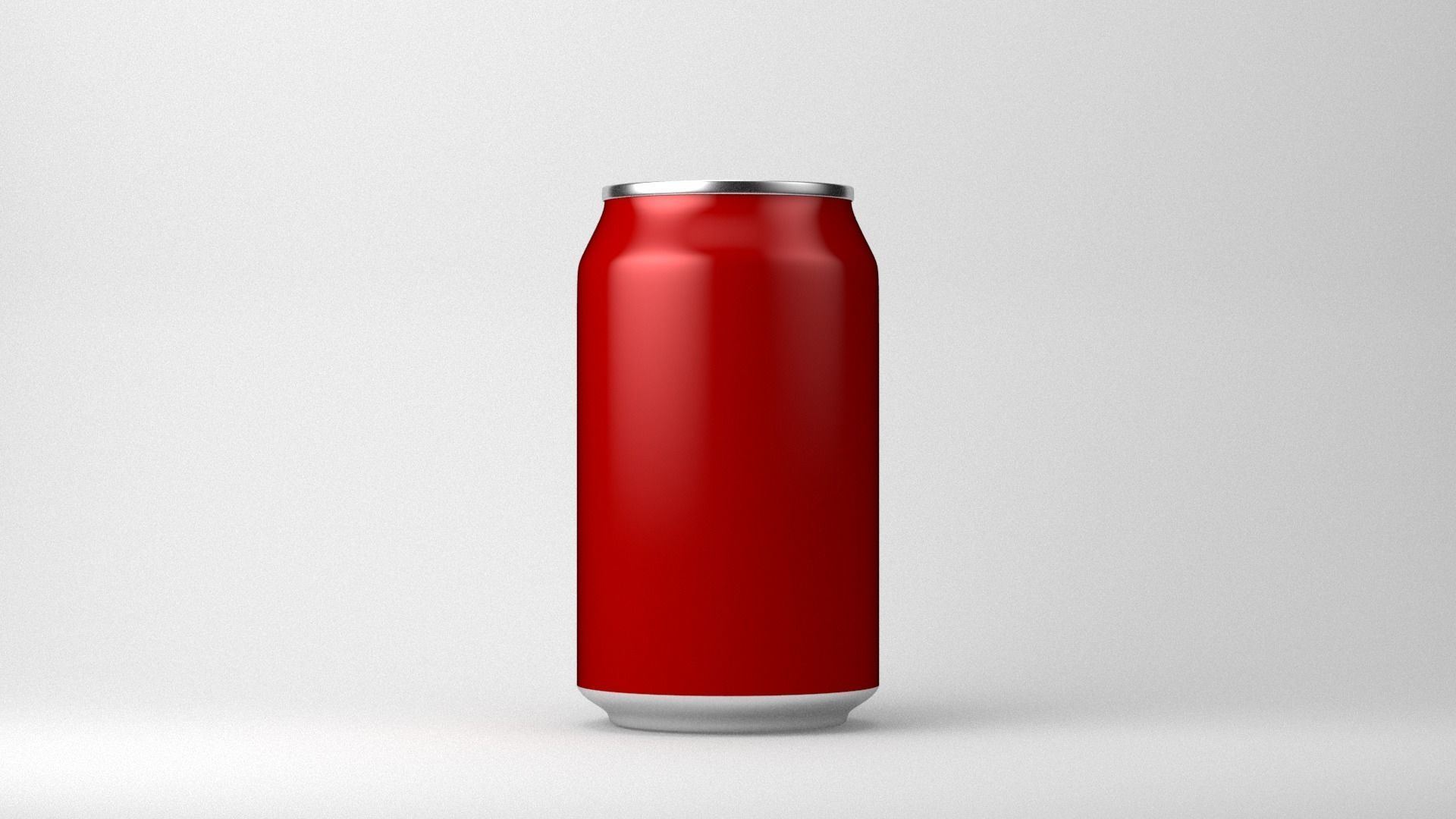 Coke Can 330mL Low-poly 3D model_2