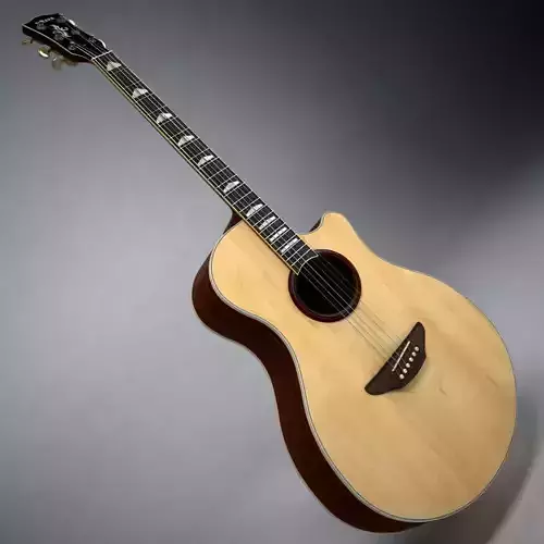 Acoustic Guitar Yamaha APX 3D model