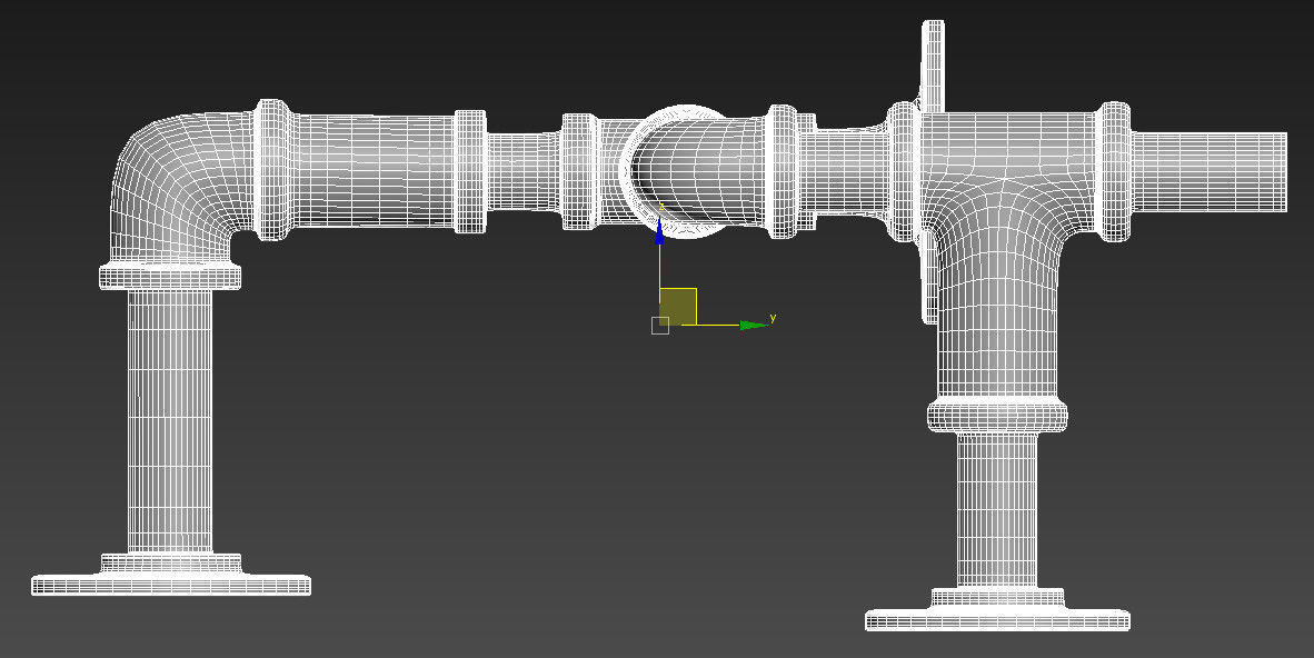 pipe  assembly 3D model_8