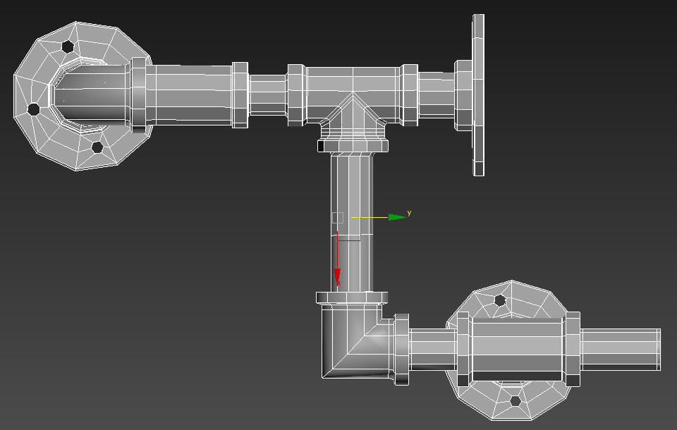 pipe  assembly 3D model_7