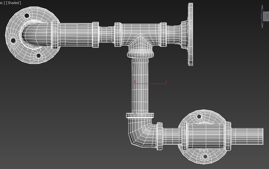 pipe  assembly 3D model_12