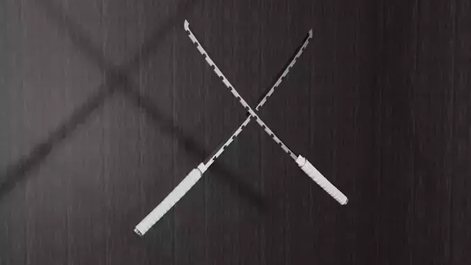 Demon Slayer Sword - Inosuke Nichirin blade 