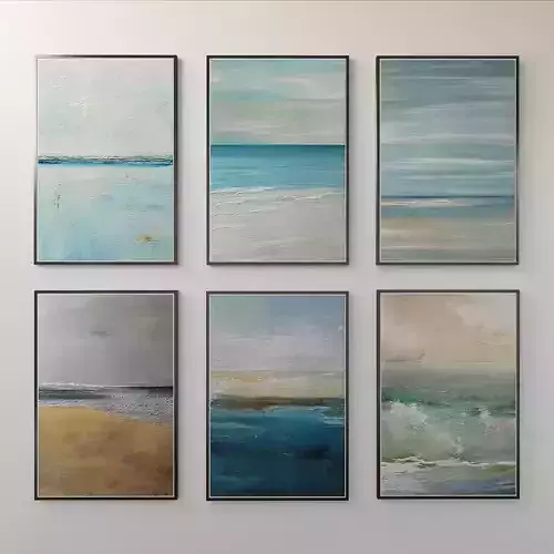 Collection of abstract landscapes