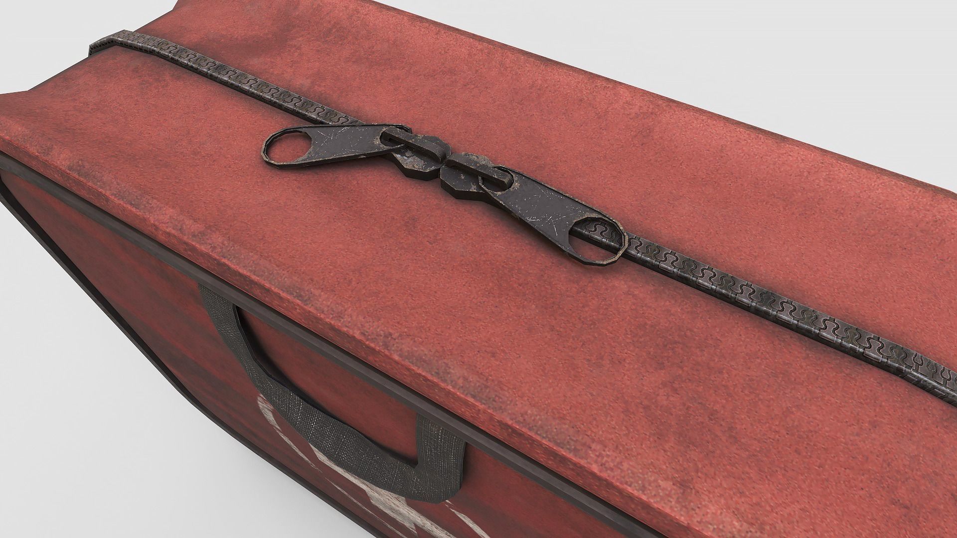 Medkit first aid kit Low-poly 3D model_4