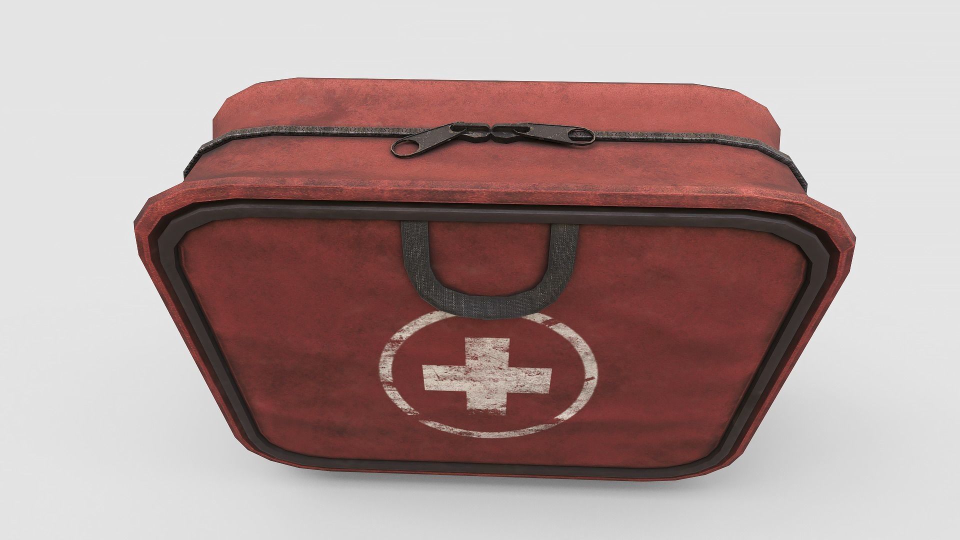 Medkit first aid kit Low-poly 3D model_1
