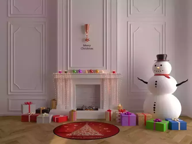 Christmas Fireplace 2