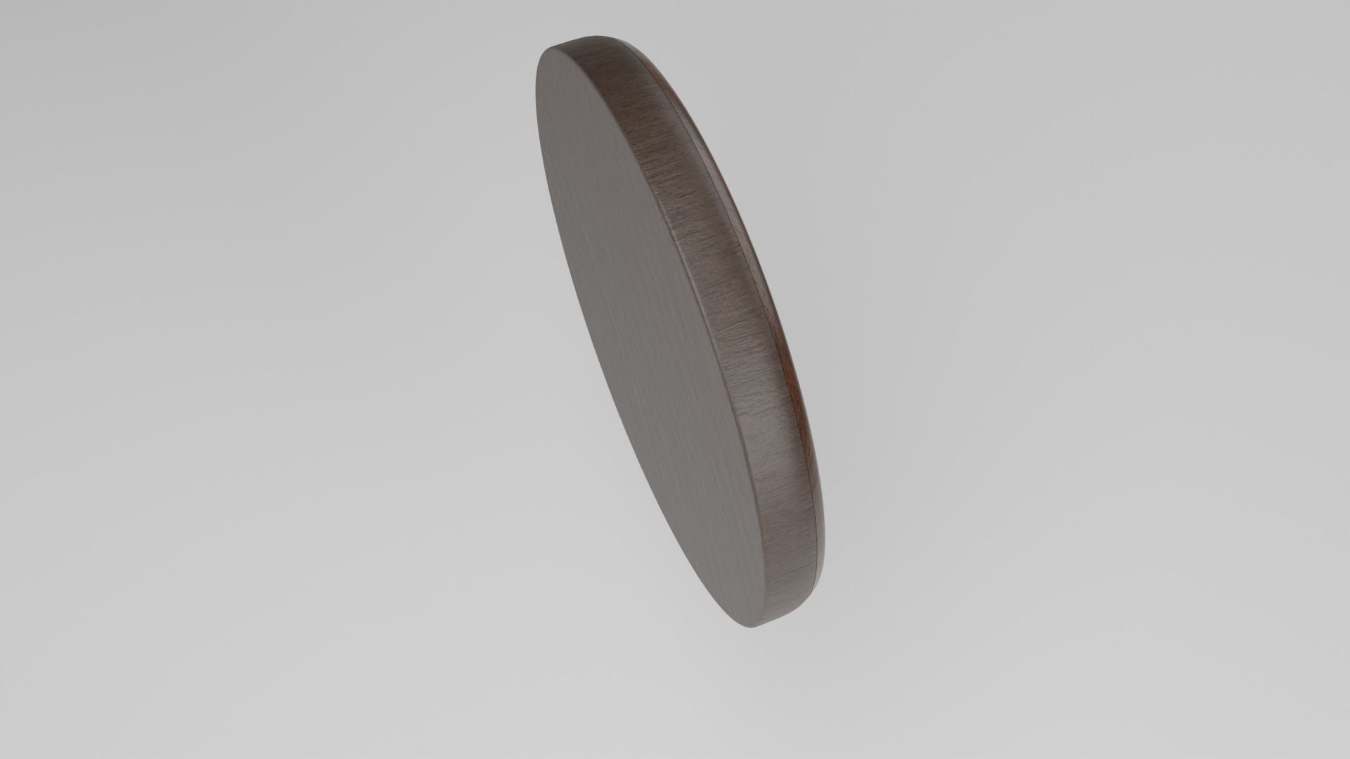 Clock hanging on wall Low-poly 3D model_4