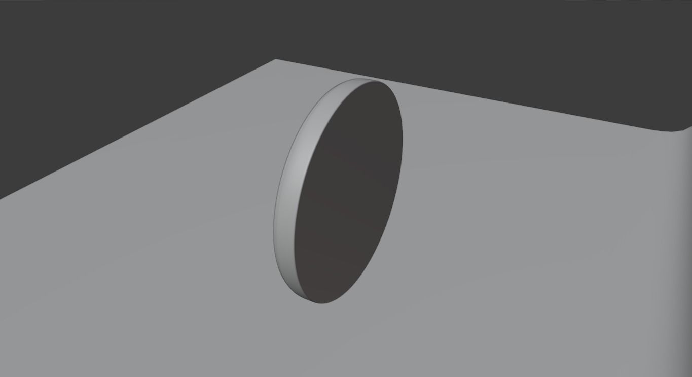 Clock hanging on wall Low-poly 3D model_8