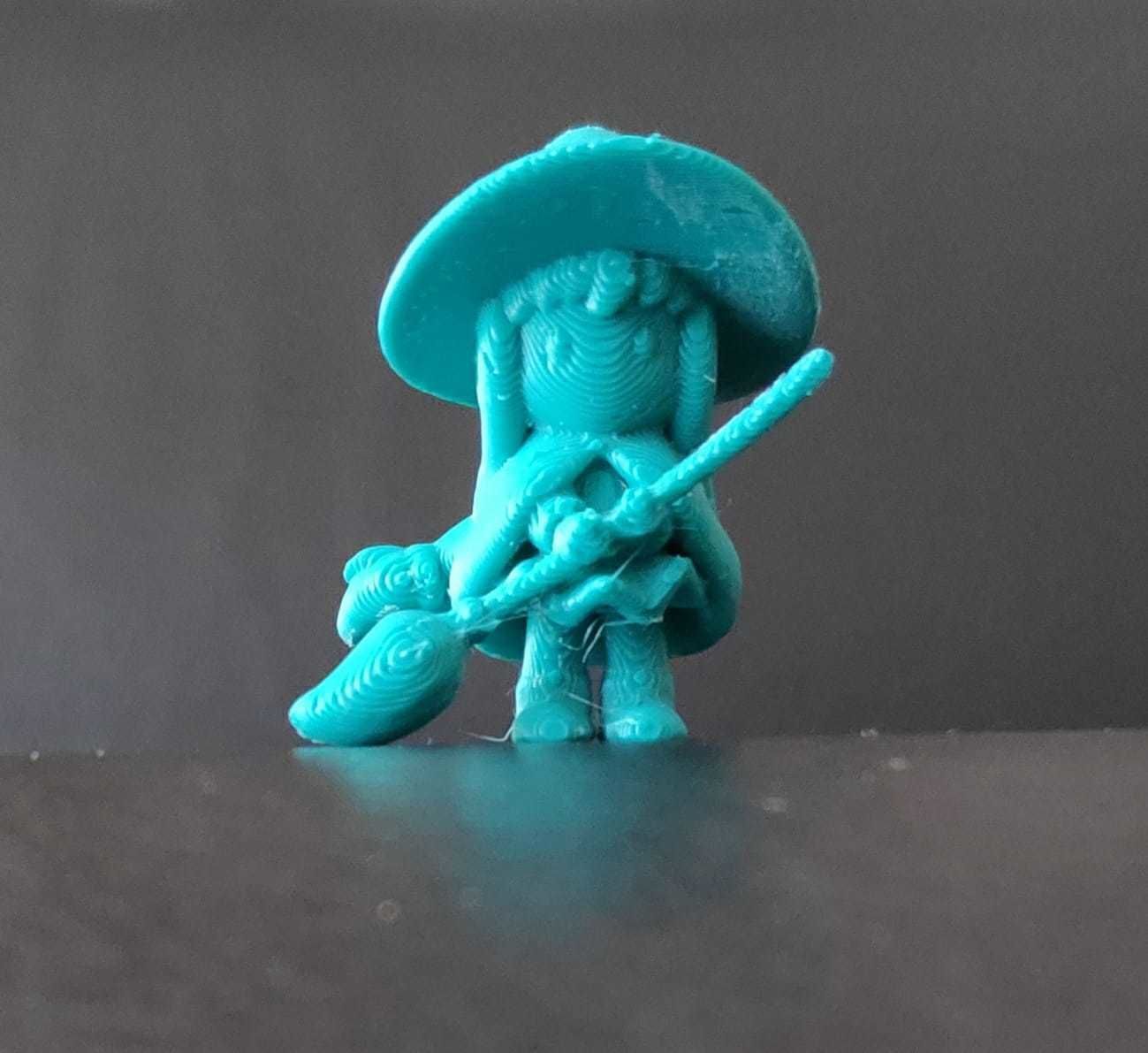 Cute Witch 3D print model_9