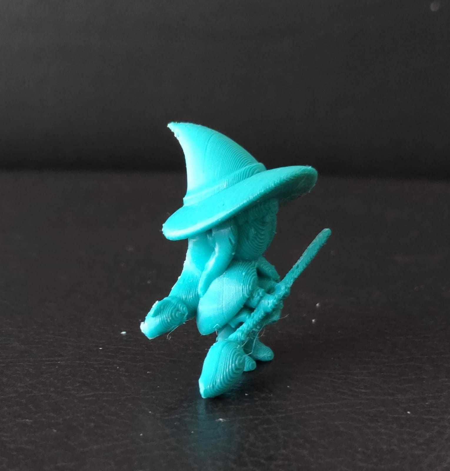 Cute Witch 3D print model_8