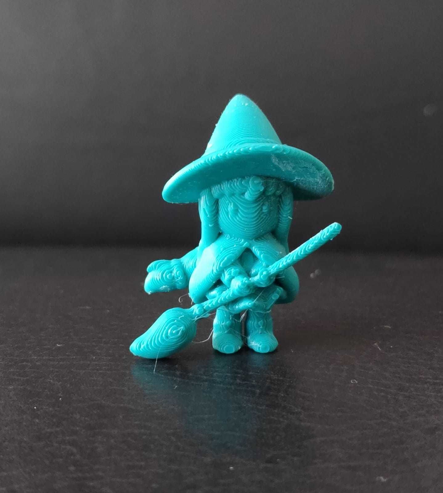 Cute Witch 3D print model_4