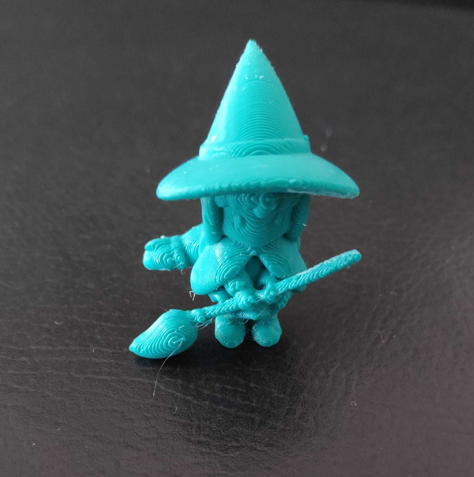Cute Witch 3D print model_12
