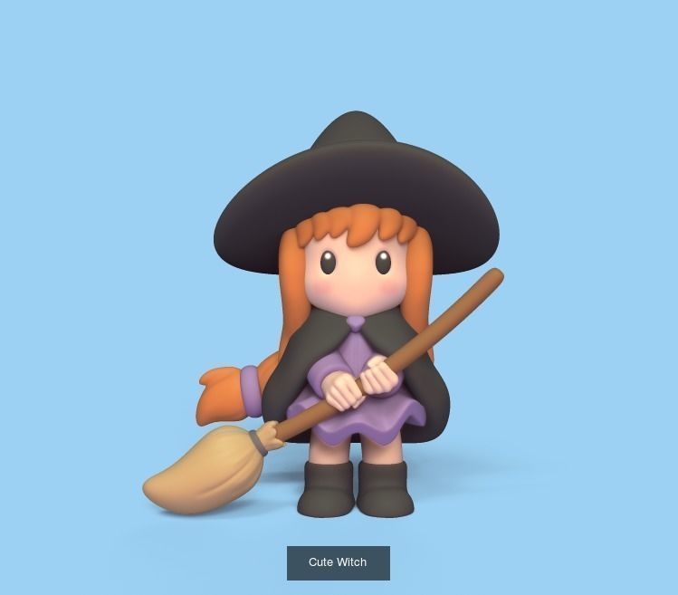 Halloween ghost 3D Model Collection_6